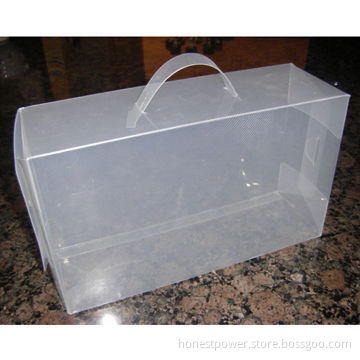 Clear Shoe Box, Made of Eco-friendly PP, Strong and Durable, Customized Size and Design are Accepted